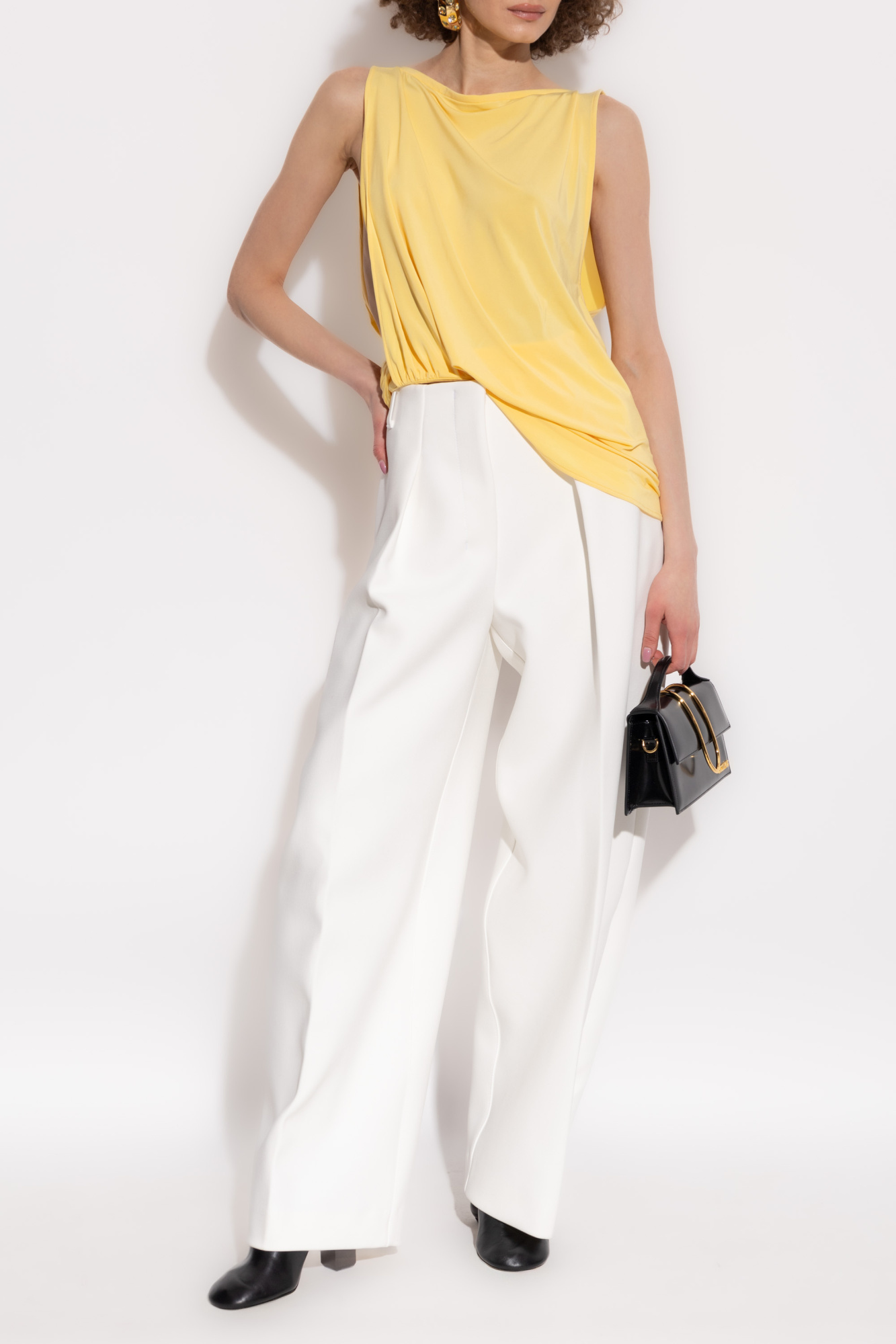 Tシャツ・カットソー JACQUEMUS Women Tops 251TO1222381 250 YELLOW JACQUEMUS: Top woman - Yellow | Jacquemus top 251TO1222381